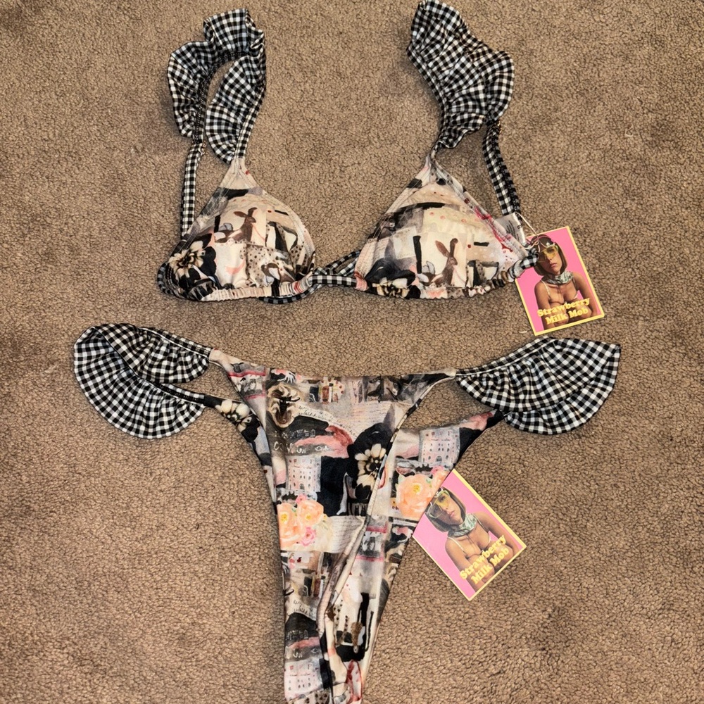 Strawberry Milk Mob Swimsuit